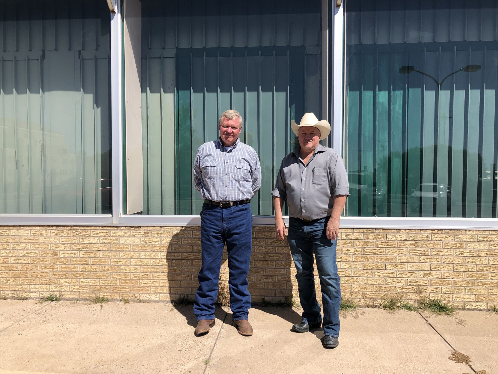 Raton City Manager Scott Berry and Mayor Neil Segotta